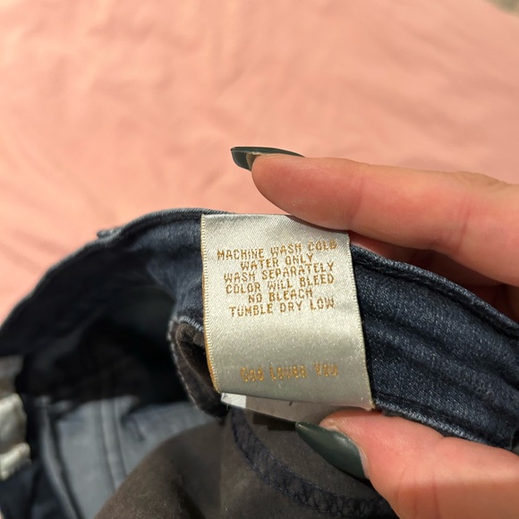 Flying Monkey, ladies straight leg jeans, dark denim, 7 - Picture 5 of 5